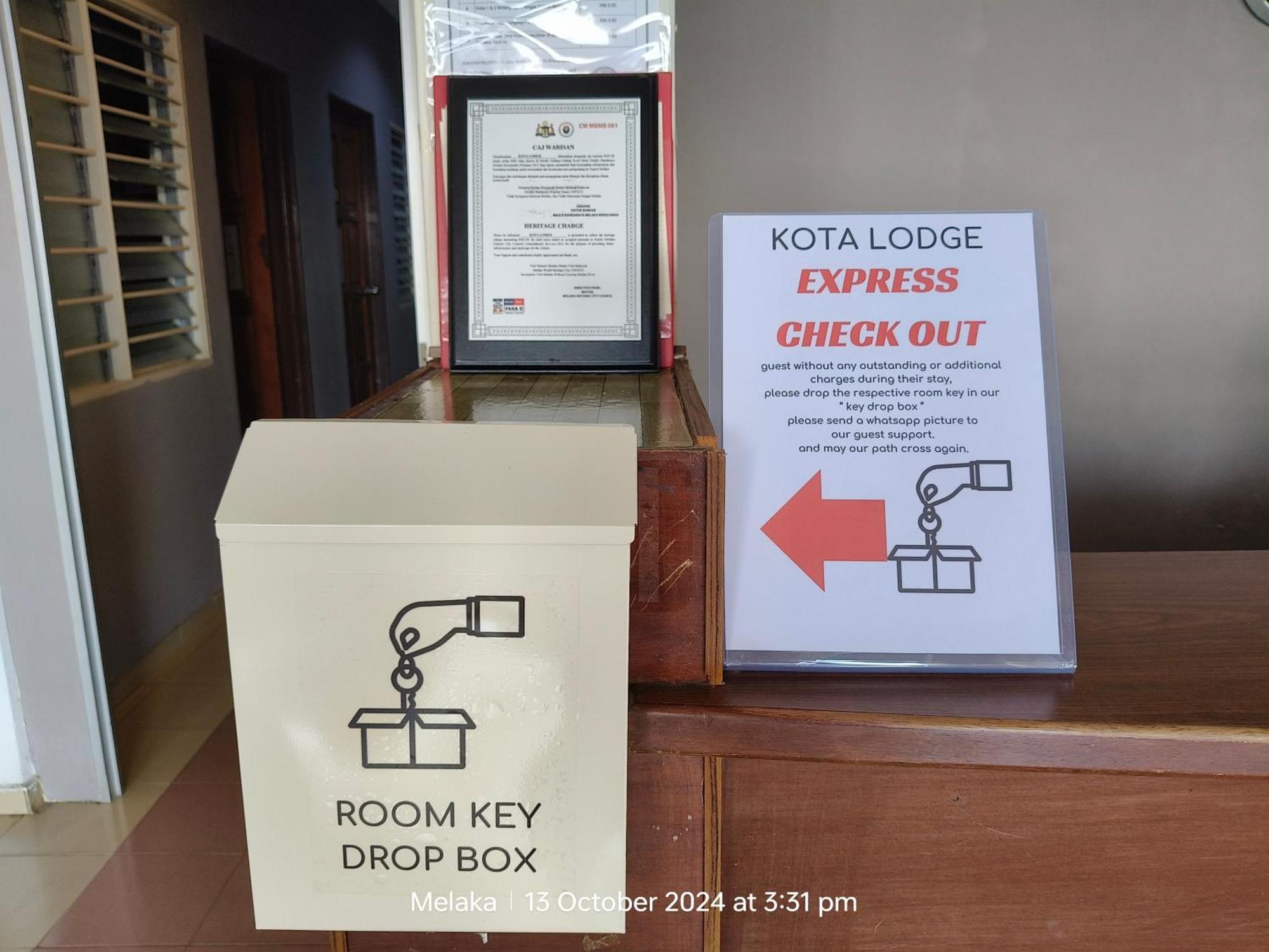 Kota Lodge Malacca Bagian luar foto
